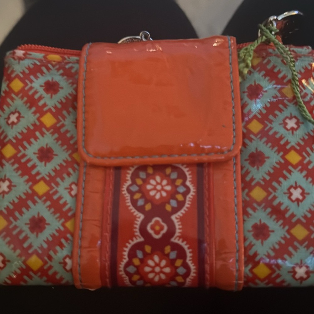 Vera Bradley Laminated vinyl wallet
